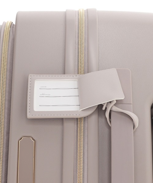 Jewelna Rose（ジュエルナローズ）の「コゼット・スーツケース Mサイズ  55L 05542（スーツケース/キャリーバッグ・レディース・ホワイト/グレイッシュベージュ/イエロー・FREE）」の22枚目の写真