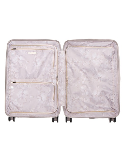 Jewelna Rose（ジュエルナローズ）の「コゼット・スーツケース Mサイズ  55L 05542（スーツケース/キャリーバッグ・レディース・ホワイト/グレイッシュベージュ/イエロー・FREE）」の17枚目の写真