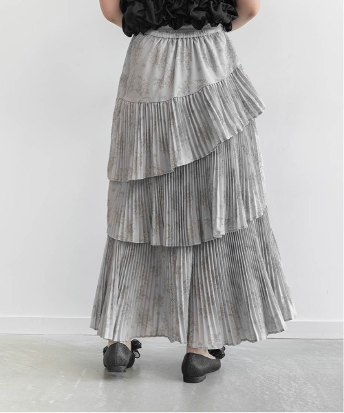 RANDA（ランダ）の「トワルドゥジュイティアードスカート（スカート・レディース・ピンク/ブルー/ホワイト・0/1）」の7枚目の写真