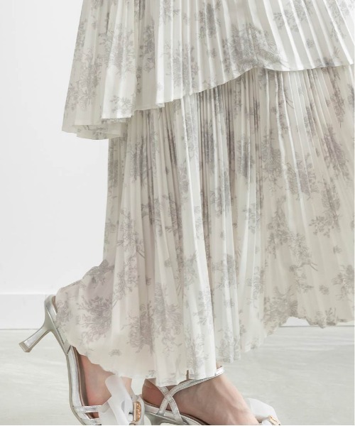 RANDA（ランダ）の「トワルドゥジュイティアードスカート（スカート・レディース・ピンク/ブルー/ホワイト・0/1）」の15枚目の写真