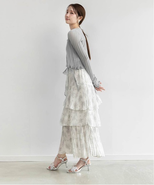 RANDA（ランダ）の「トワルドゥジュイティアードスカート（スカート・レディース・ピンク/ブルー/ホワイト・0/1）」の17枚目の写真