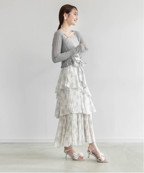 RANDA（ランダ）の「トワルドゥジュイティアードスカート（スカート・レディース・ピンク/ブルー/ホワイト・0/1）」の18枚目の写真