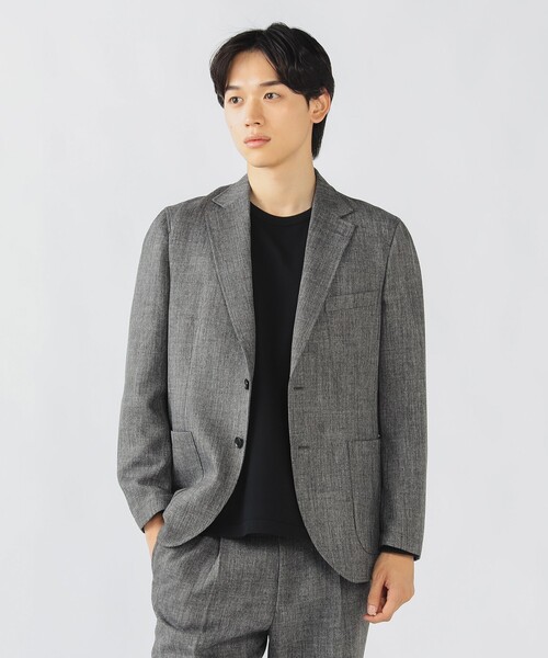 セール】ミックスツイード 2ボタンジャケット（S～XL・セットアップ