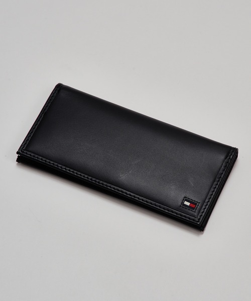 【訳あり】   長財布 31TL19X013 黒 縫製漏れあり TOMMY HILFIGER 訳あり アウトレット トミーヒルフィガー 財布