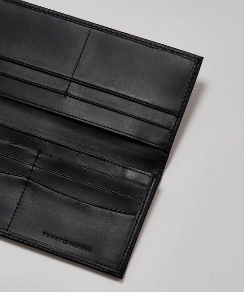 【訳あり】   長財布 31TL19X013 黒 縫製漏れあり TOMMY HILFIGER 訳あり アウトレット トミーヒルフィガー 財布