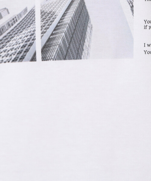COMME CA ISM(コムサイズム)の「【接触冷感】 Feel-Cool フォトTシャツ 「CITY SKY」(Tシャツ/カットソー・メンズ・グレー/ホワイト・LARGE/MEDIUM)」の10枚目の写真