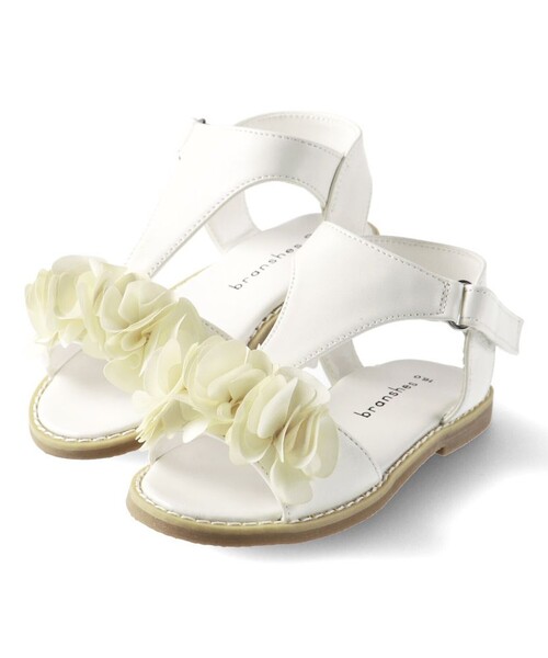 BRANSHES(ブランシェス)の「フラワーブーケサンダル(サンダル・キッズ・アイボリー/ピンク/ライトグリーン・16.0cm/20.0cm/18.0cm/17.0cm/19.0cm/21.0cm)」の12枚目の写真