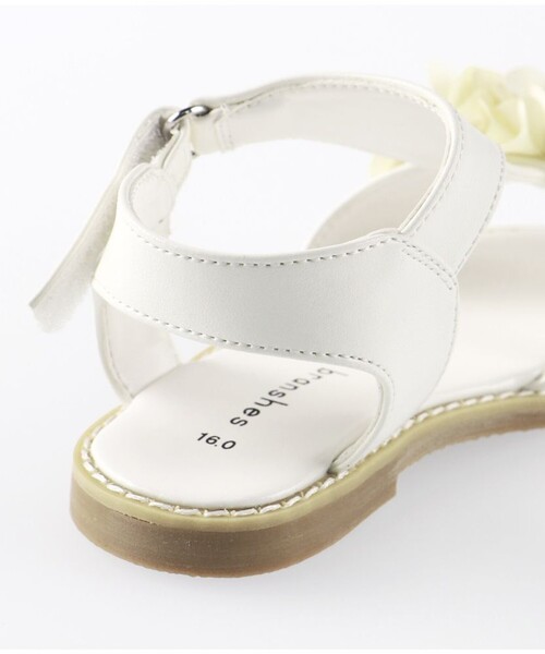 BRANSHES(ブランシェス)の「フラワーブーケサンダル(サンダル・キッズ・アイボリー/ピンク/ライトグリーン・16.0cm/20.0cm/18.0cm/17.0cm/19.0cm/21.0cm)」の4枚目の写真