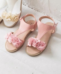 BRANSHES（ブランシェス）の「フラワーブーケサンダル（サンダル・キッズ）」