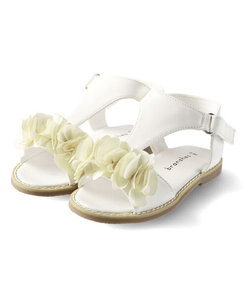 BRANSHES(ブランシェス)の「フラワーブーケサンダル(サンダル・キッズ・アイボリー/ピンク/ライトグリーン・16.0cm/20.0cm/18.0cm/17.0cm/19.0cm/21.0cm)」の15枚目の写真
