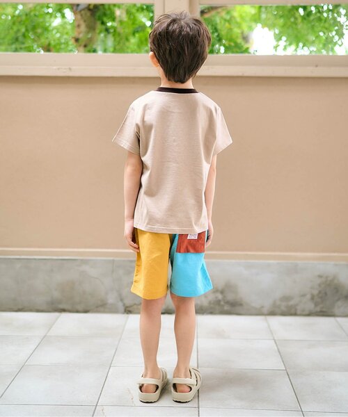apres les cours（アプレレクール）の「【ジュニア対応】8柄バラエティモチーフ半袖Tシャツ（Tシャツ/カットソー・キッズ・ベージュ/サックスブルー/グレー/アイボリー/その他2/グリーン/レインボー/ピンク・130/120/110/100/90/80/140）」の10枚目の写真