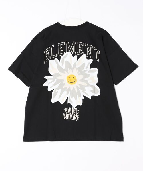 ELEMENT（エレメント）の「ELEMENT FLOWER SS（Tシャツ/カットソー・メンズ・ホワイト/ブラック・M/L）」の4枚目の写真