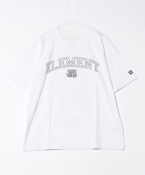 ELEMENT（エレメント）の「ELEMENT FLOWER SS（Tシャツ/カットソー・メンズ・ホワイト/ブラック・M/L）」の3枚目の写真