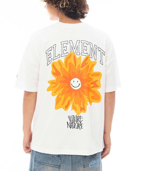 ELEMENT（エレメント）の「ELEMENT FLOWER SS（Tシャツ/カットソー・メンズ・ホワイト/ブラック・M/L）」の9枚目の写真
