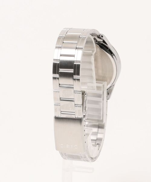 CASIO(カシオ)の「CASIO カシオ / アナログ腕時計 3針 ステンレスメタルバンド クォーツ ラウンドフェイス //// MTPメタルシリーズ(アナログ腕時計・メンズ・シルバー系その他2/ブラック×シルバー/ブラック×ゴールド/シルバー系その他3/シルバー×ブルー/シルバー系その他/シルバー×ブラック/シルバー・FREE)」の9枚目の写真