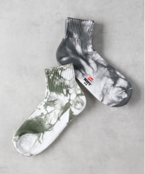 HANES(ヘインズ)の「【HANES】BEEFYQソックス2P(ソックス/靴下・メンズ・ブラック/ネイビー・フリー)」の1枚目の写真