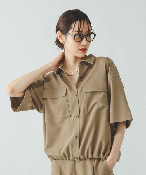 kさま ご注文 セール】お手入れラクラクセットアップ/シャツ半袖/321359