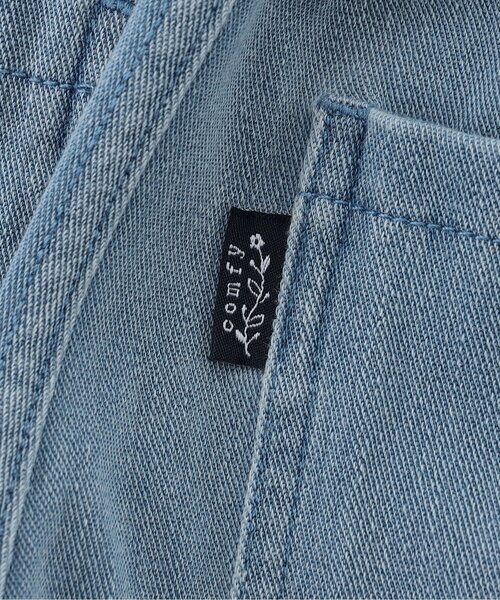 Seraph（セラフ）の「【接触冷感/ジュニア対応】ひんやりカプリパンツ（その他パンツ・キッズ・ネイビー/サックスブルー/ベビーピンク/チェック/キナリ・90/100/110/130/140/120/80）」の16枚目の写真