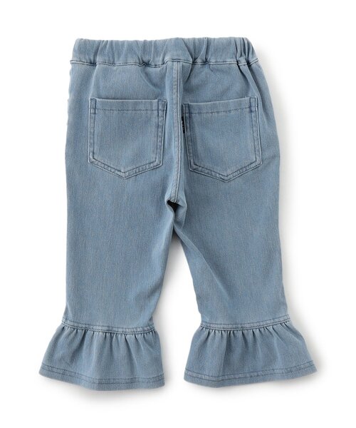 Seraph（セラフ）の「【接触冷感/ジュニア対応】ひんやりカプリパンツ（その他パンツ・キッズ・ネイビー/サックスブルー/ベビーピンク/チェック/キナリ・90/100/110/130/140/120/80）」の22枚目の写真