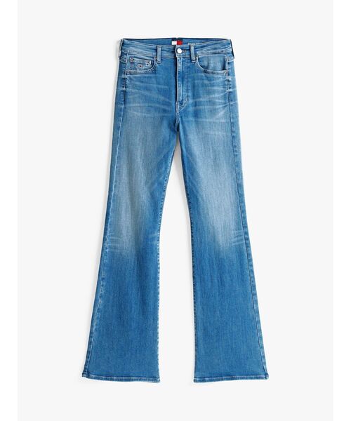 tommy jeans(トミー ジーンズ)の「ハイウエストフレアジーンズ(デニムパンツ・レディース・ブルー・25inch/26inch/27inch)」の3枚目の写真