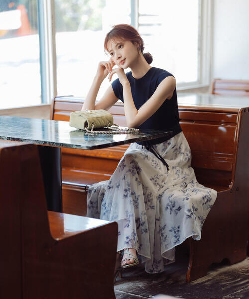 PROPORTION BODY DRESSING(プロポーションボディドレッシング)の「ニットドッキングティアードワンピース / 1215140603(ワンピース・レディース・ネイビー/ブラック・MEDIUM/SMALL)」の18枚目の写真