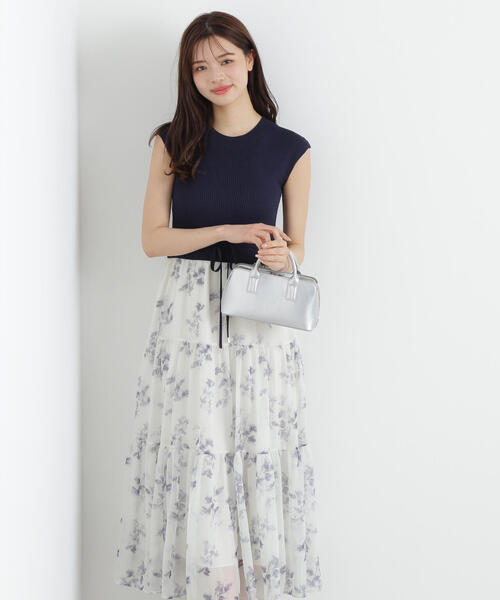 ニットドッキングティアードワンピース PROPORTION 楽天市場】【SALE／10%OFF】ニットドッキングティアード