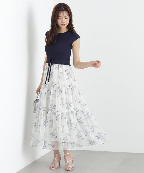 PROPORTION BODY DRESSING(プロポーションボディドレッシング)の「ニットドッキングティアードワンピース / 1215140603(ワンピース・レディース・ネイビー/ブラック・MEDIUM/SMALL)」の22枚目の写真