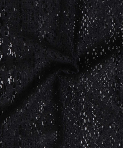 hunch（ハンチ）の「レースレイヤード ノースリーブ ワンピース（ワンピース・レディース・ブラック/オフホワイト・FREE）」の12枚目の写真