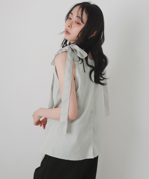 セール】2WAYショルダーリボントップス（シャツ/ブラウス）｜LIAN