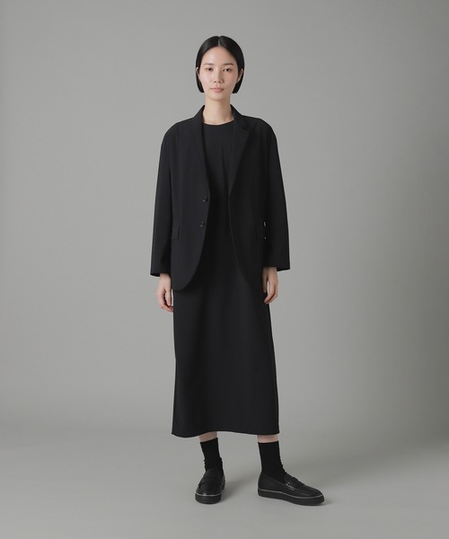 ZUCCa（ズッカ）の「ストレッチリサイクルナイロン / ジャケット / (O)（テーラードジャケット・レディース・ライトブルー/ブラック/ベージュ・M size）」の9枚目の写真