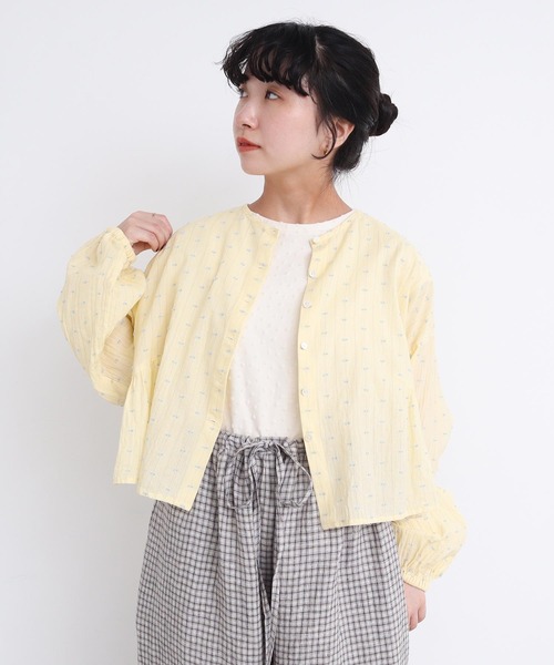 充実の品 カットドビーはおり ブラウス（シャツ/ブラウス）｜l'atelier du トップス