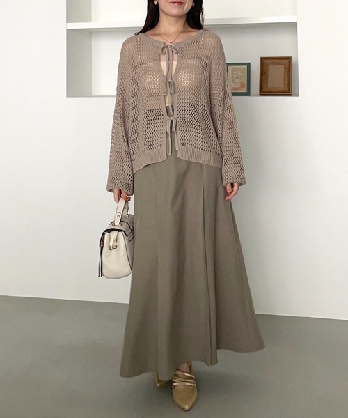 未使用　maison * Balli コットンツイード ミディスカート z-40152203-18.jpg