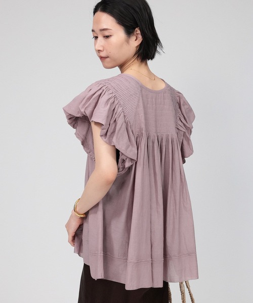 BABYLONE（バビロン）の「フレンチスリーブタックプルオーバー（T