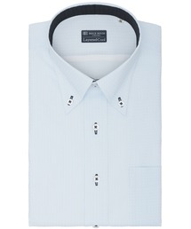 【Layered Cool】 形態安定ノーアイロン ボタンダウン 半袖ビジネスワイシャツ