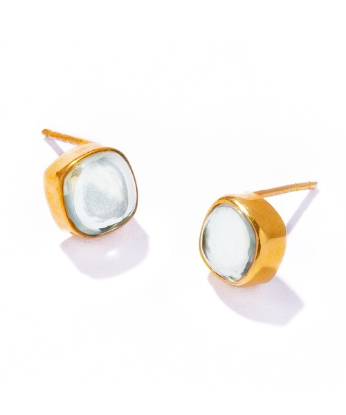 les bonbon(ルボンボン)の「【les bon bon】aura square pierce/オーラ スクエア ピアス BOB548(ピアス(両耳用)・レディース・グリーン/イエロー/パープル・FREE)」の6枚目の写真