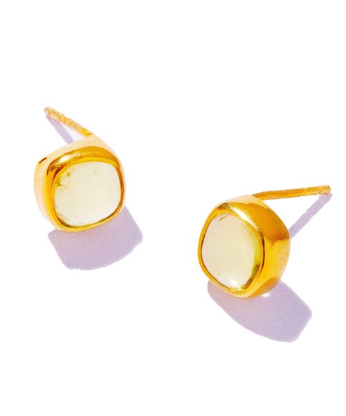les bonbon(ルボンボン)の「【les bon bon】aura square pierce/オーラ スクエア ピアス BOB548(ピアス(両耳用)・レディース・グリーン/イエロー/パープル・FREE)」の8枚目の写真