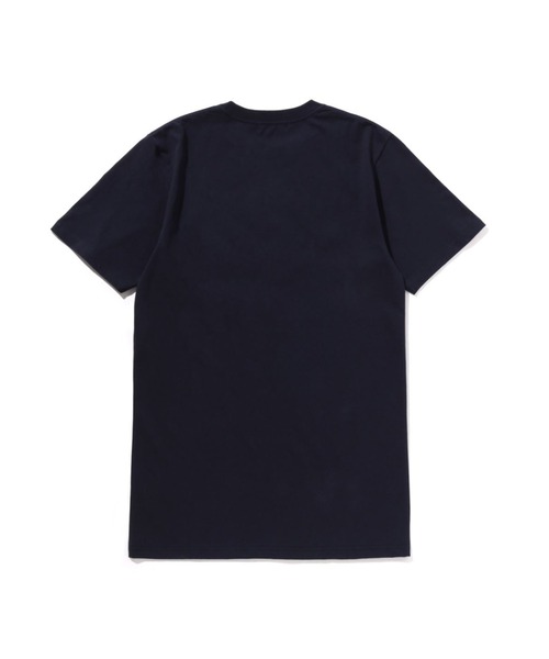 A BATHING APE(アベイシングエイプ)の「EMBROIDERY COLLEGE TEE DRESS(ワンピース・レディース・ネイビー/ベージュ・SMALL/MEDIUM)」の4枚目の写真