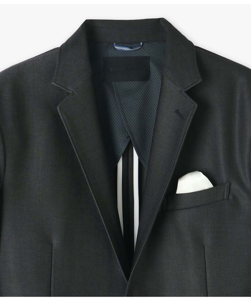 junhashimoto（ジュンハシモト）の「JERSEY JACKET -USO TWILL-（テーラードジャケット・メンズ・ブラック/ベージュ/ダークグリーン/ダークネイビー・3/4/2/5）」の5枚目の写真