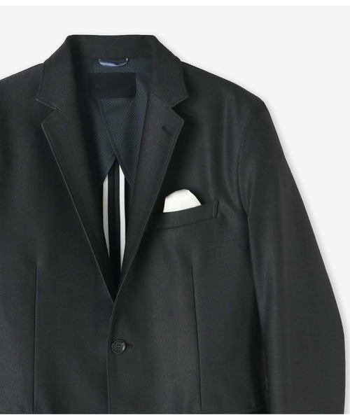 junhashimoto（ジュンハシモト）の「JERSEY JACKET -USO TWILL-（テーラードジャケット・メンズ・ブラック/ベージュ/ダークグリーン/ダークネイビー・3/4/2/5）」の6枚目の写真