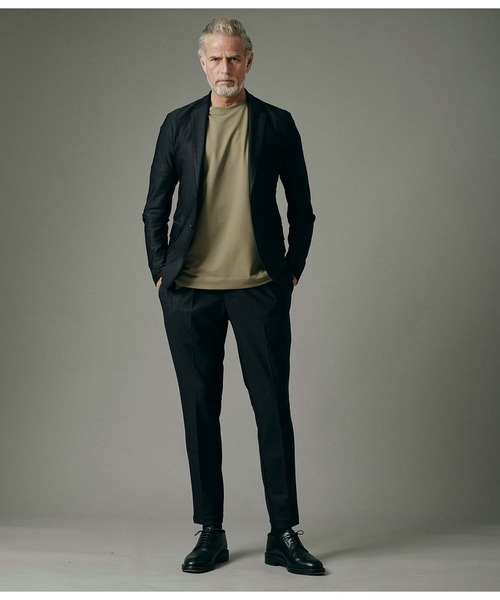 junhashimoto（ジュンハシモト）の「JERSEY JACKET -USO TWILL-（テーラードジャケット・メンズ・ブラック/ベージュ/ダークグリーン/ダークネイビー・3/4/2/5）」の21枚目の写真