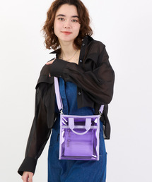 LeSportsac(X|[gTbN)CLEAR MINI N/S TOTE NACbN(V_[obO)