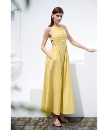 Ester Pleated Dress オフショルアコーディオンプリーツドレス