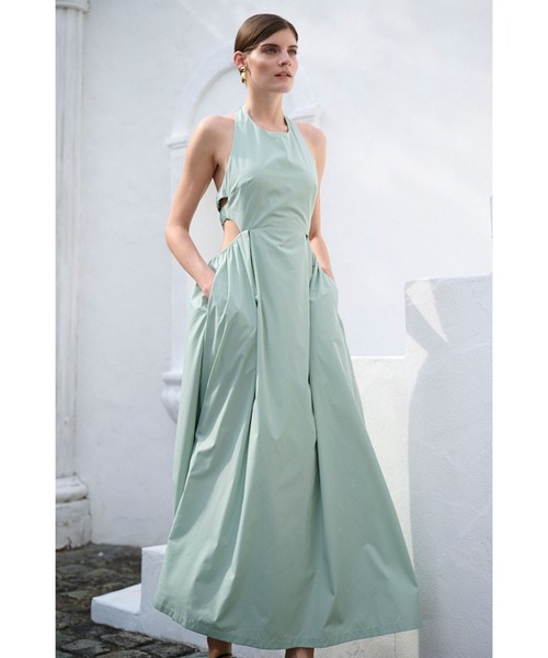 Estella.K(エステラケー)の「La Palma Dress トリプルバックリボンドレス(ワンピース・レディース・ミント/イエロー/オフホワイト/ブルー・FREE)」の3枚目の写真