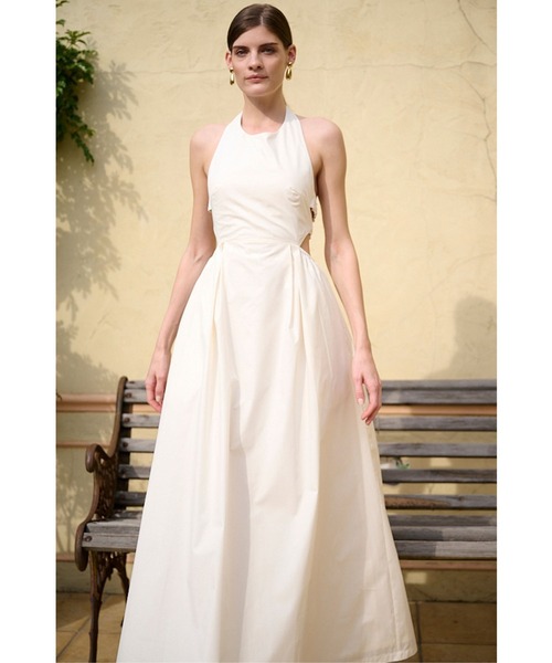 Estella.K(エステラケー)の「La Palma Dress トリプルバックリボンドレス(ワンピース・レディース・ミント/イエロー/オフホワイト/ブルー・FREE)」の8枚目の写真