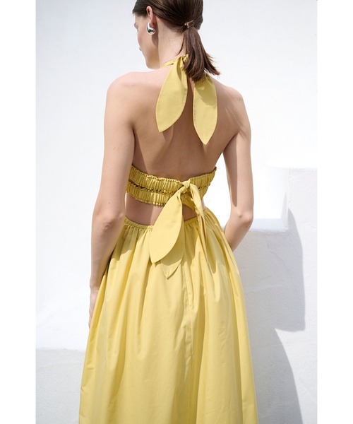La Palma Dress トリプルバックリボンドレス（ワンピース