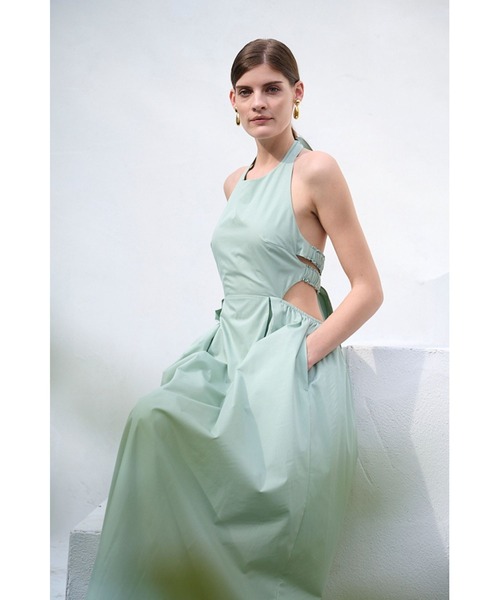 Estella.K(エステラケー)の「La Palma Dress トリプルバックリボンドレス(ワンピース・レディース・ミント/イエロー/オフホワイト/ブルー・FREE)」の21枚目の写真