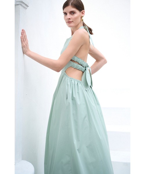 Estella.K(エステラケー)の「La Palma Dress トリプルバックリボンドレス(ワンピース・レディース・ミント/イエロー/オフホワイト/ブルー・FREE)」の19枚目の写真