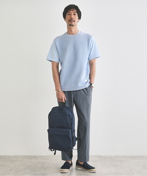 TAKEO KIKUCHI（タケオキクチ）の「【ONOFF/OFF対応】ワイマール ザックパック（バックパック/リュック・メンズ・グリーン/ネイビー/ブラック・00）」の7枚目の写真