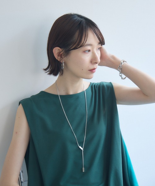 Paradise Picnic（パラダイスピクニック）の「MetalCapラリエット（ネックレス・レディース・シルバー・FREE）」の2枚目の写真