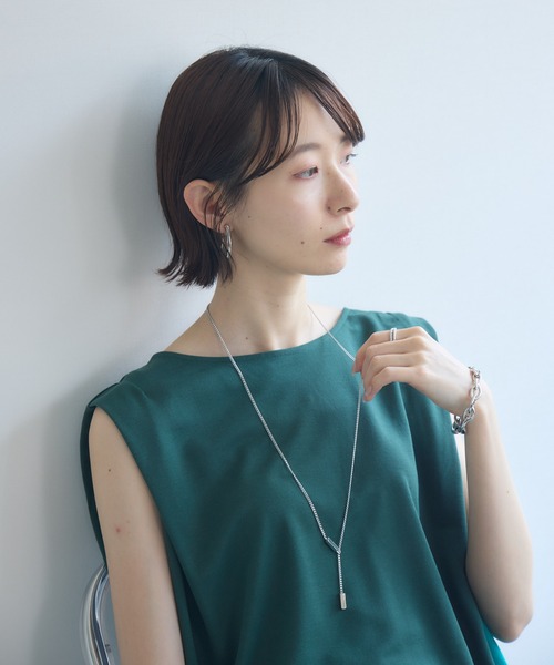 Paradise Picnic（パラダイスピクニック）の「MetalCapラリエット（ネックレス・レディース・シルバー・FREE）」の4枚目の写真